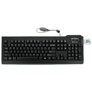 Seal Clean™ Waterproof Keyboard w/Card Reader SSKSV207RUSA - TAA Compliant - SSKSV207RUSA