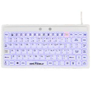 Seal Silk Mini Glow™ Waterproof Silicone Keyboard - Backlit- SW89G