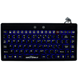Seal Silk Mini Glow™ Waterproof Silicone Keyboard - Backlit- S89G