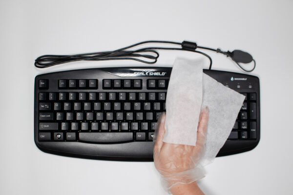 The STK503 washable keyboard cleaning process