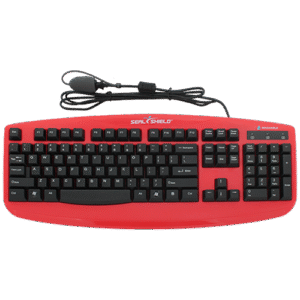 Seal Storm™ Washable Keyboard - STK503RED