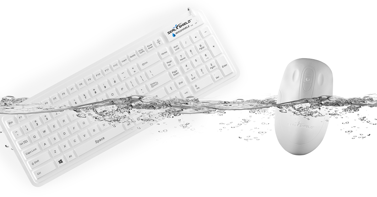 Seal Shield Silicone Waterproof Keyboards and Mice