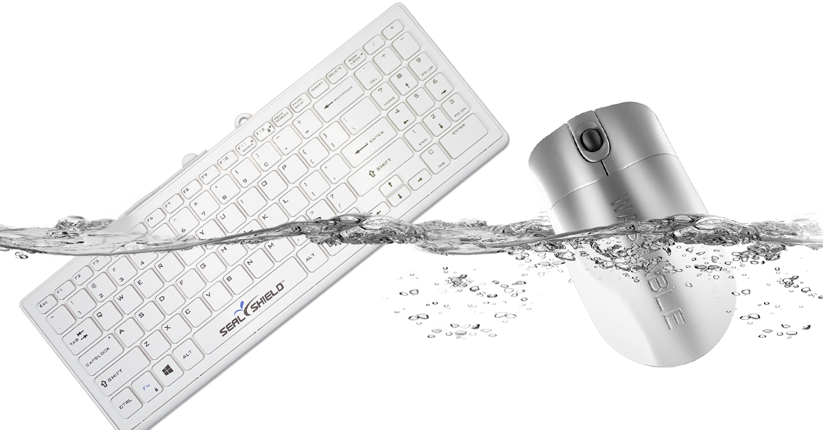Top Wireless Keyboard and Mouse: Seal Shield’s Cleanwipe Keyboards and Seal Storm Waterproof Mice
