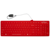 Red Seal Silk Pro Silicone and Waterproof Keyboard with white background