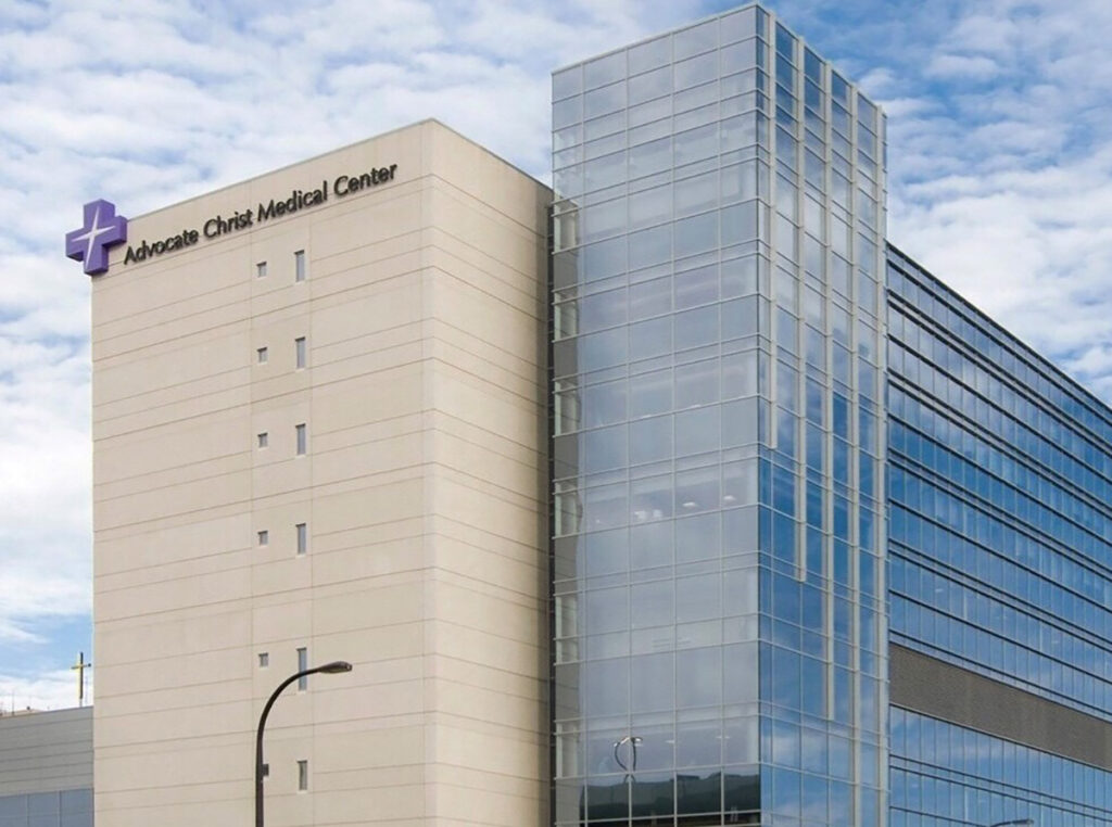 Advocate Christ Medical Center who deploys Seal Shield washable products and UV sanitization systems