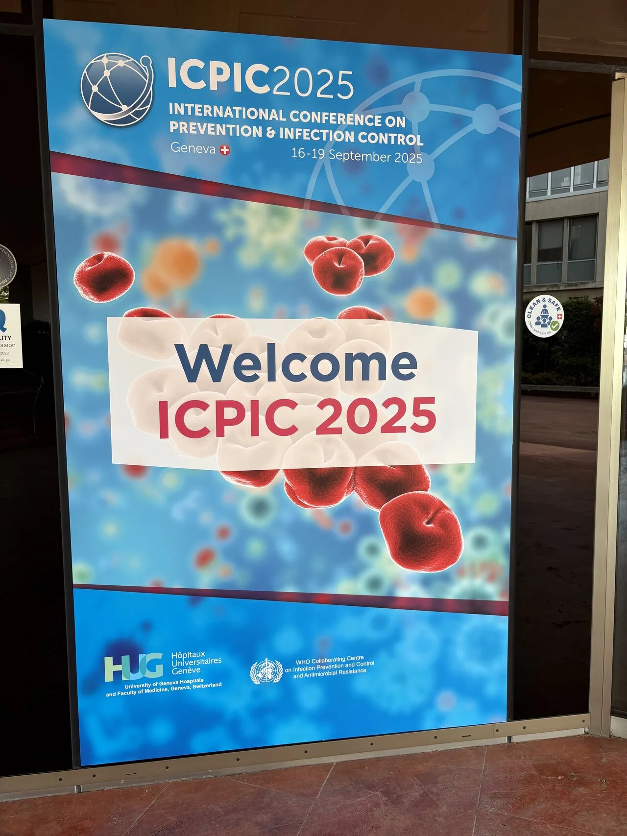 ICPIC Conference for Infection Control and Prevention Welcome Display